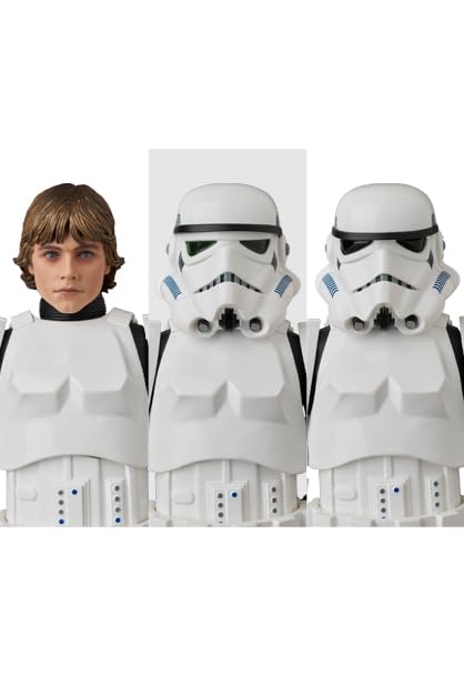 MAFEX 257 LUKE Action Approximately 150mm Tall No. SKYWALKER(TM) (STORMTROOPER DISGUISE) Pre-painted Figure,