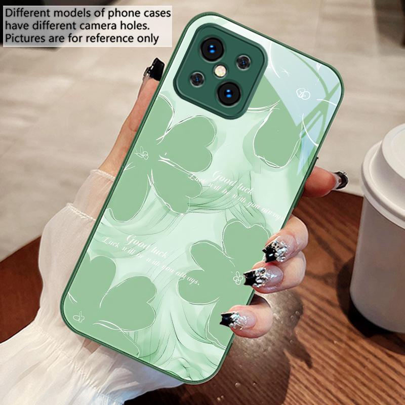 

Кілька синіх квітів Для Oppo Find X5 8 Pro X2 Lite X7 Ultra F11 23 Reno4 Z 6 Pro A72 A58 A78 A73 16 98 A54S Скляний чохол для телефону Oppo Find X2 Lite
