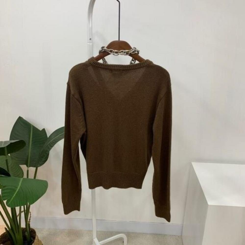 C S In The Room Semi Crop Angora Knit Cardigan 3 ColorS