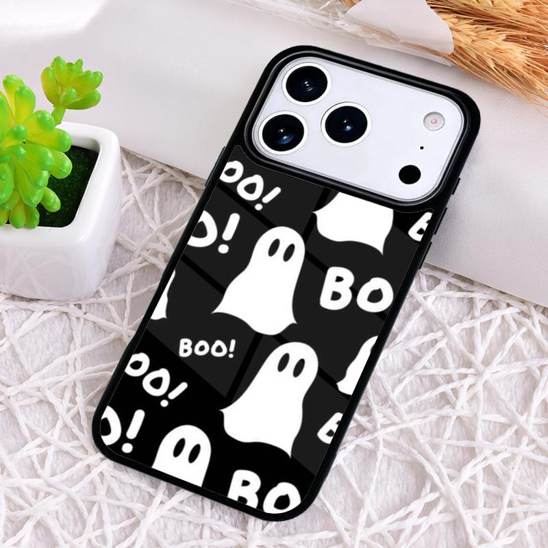 

BOO Halloween Ghosts Phone Case for iPhone 17 Air 16 15 11 12 14 13 Pro Max Shockproof Cover iPhone 15 Pro Max