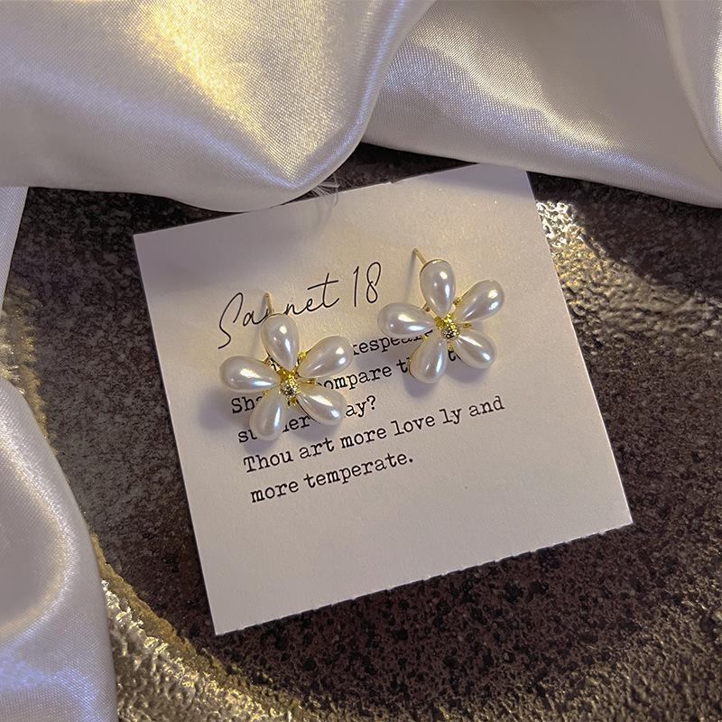 Cercei Ciucuri Floare Golă Acul de Argint Modă Personalitate Vânt Rece Cercei Lungi Temperament Cercei Avansați