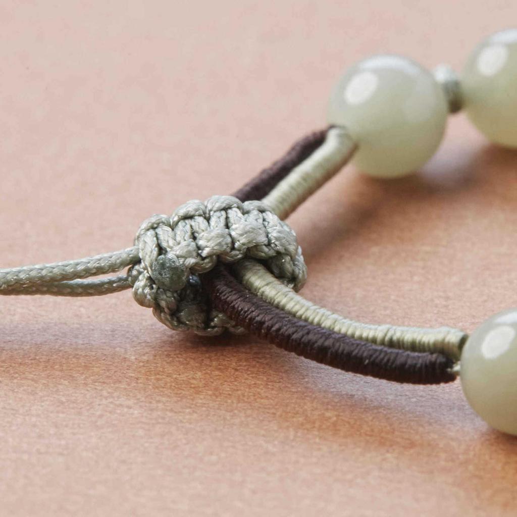 Handmade Woven Jade Pendant Necklace