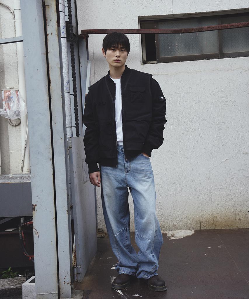 Phenix Multi Out-Pocket Ma-1 Bomber Jumper [Black]