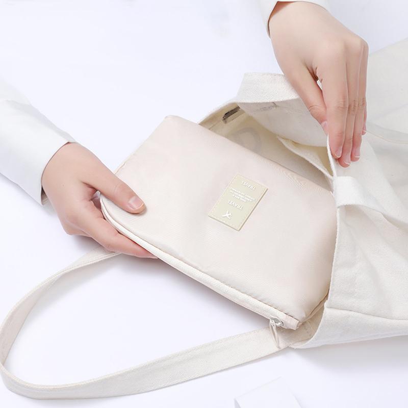 (1pc)Travel Supplies Charger, Power Bank Data Cable, Earphone Digital Bag, Large Capacity Waterproof Storage Bag