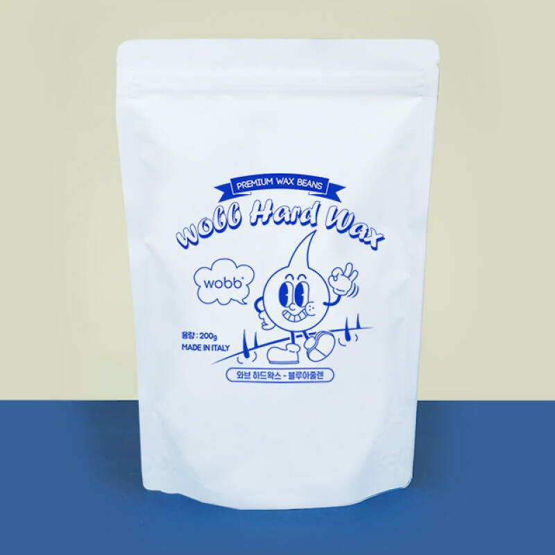 WOBB Самотвердеющая Воск для Депиляции Синий Азулен 500г Удаление Волос на Ногах 500g white vanilla