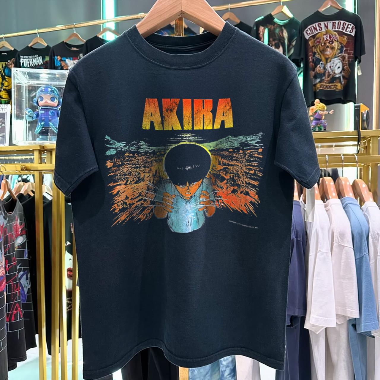 1991 Akira Stedman Washed T-Shirt Black M 2XL