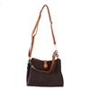 Damen Handtasche Handtasche Langer Riemen Hübsches Design Einzelne Schulter Handtasche für Strandparty Reise Kaffee mit Braun Kostenlos