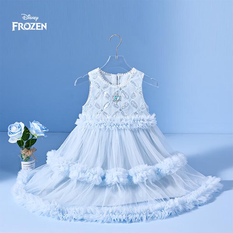 

Disney Girls Elsa Princess Summer Dress 130