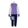 Anime Hinata Hyuga Cosplay Kostüme Lila Jacke Mantel Kopfbedeckungen Perücke Vollen Satz Hosen Halloween Party Uniform Anzüge
