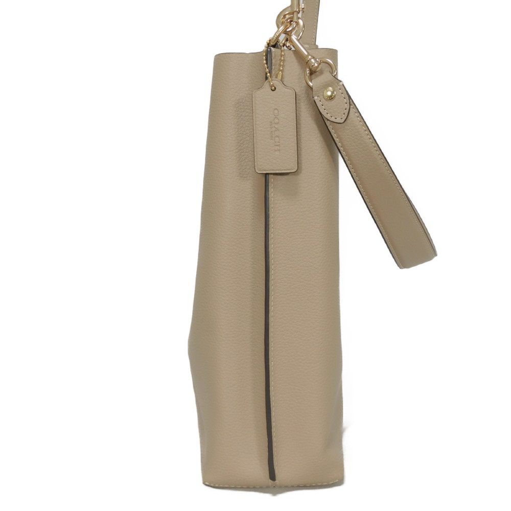 Used 9726 Molly Bucket Bag CA214 7921 Current Blue/Red 2-Way Shoulder Bag Unused Logo Metal Taupe Women's from Japan