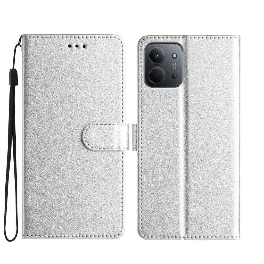 For Xiaomi Redmi 15C 4G (Global) (171mm) Wallet Case Leather Folio Phone Cover Magnetic Clasp