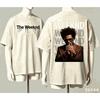 The Weeknd per Regalo Fan T-shirt Uomo Donna Harajuku Oversize Unisex Manica Corta Streetwear alta qualità Coppie Classico morbido Retro Moda