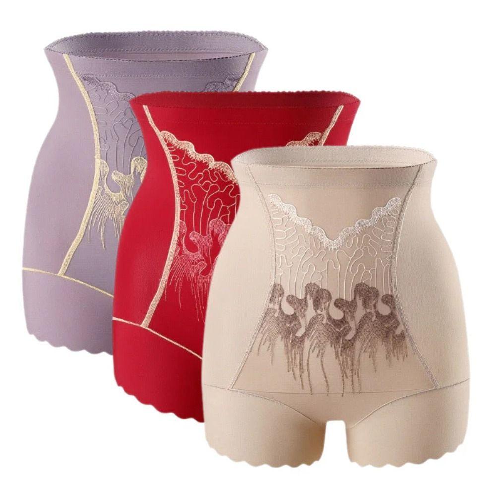 Seamless Tummy Control Shaper Shorts 3D Embroidered Butt Lifter Shapewear New Seamless Panties