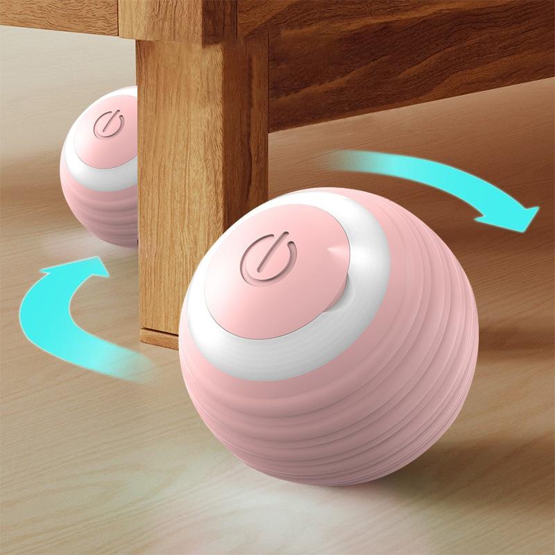 Pet Cat's Supplies Spin Ball Things for Cats Toys Electric Interactive USB Charging Cat and Dog Accessories Cat Ball Toy