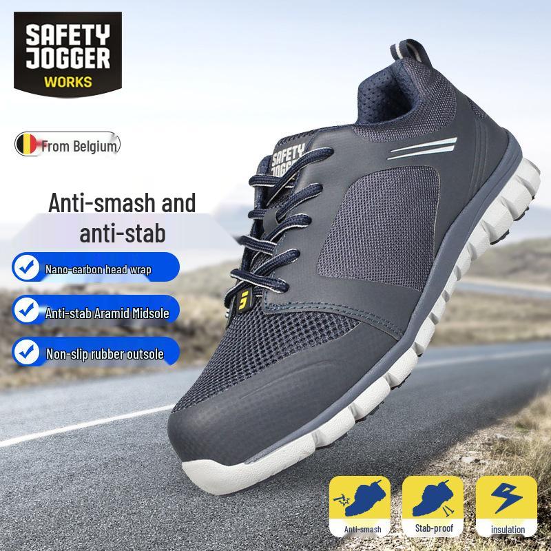 Men's Protective Shoes: Anti-smash, Anti-puncture, Breathable Mesh, Anti-static, Anti-slip, Year-round Use