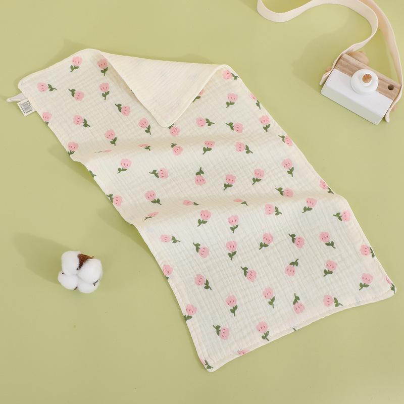 25x50cm Baby Six-layer Pure Cotton Gauze Small Towel Face Towel Square Towel Mouth Towel Baby Washcloth