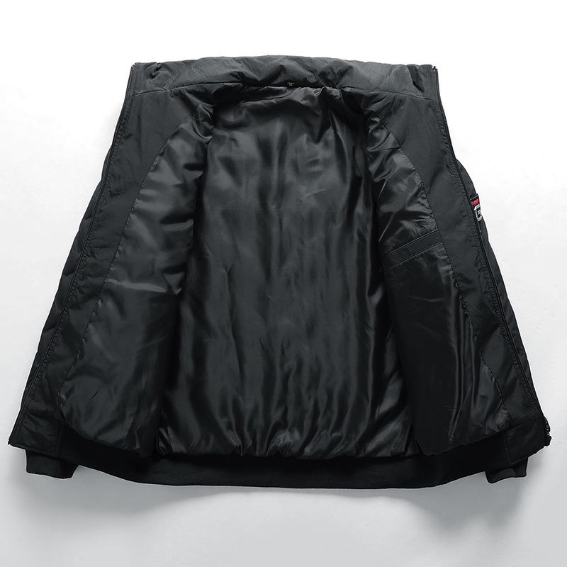 Men's Lightweight Korean Style Short Stand Collar Cotton Jacket - Autumn/Winter Trendy Outerwear
