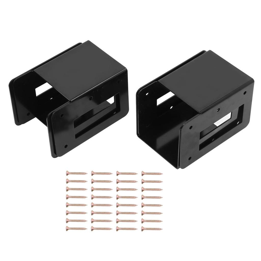 4PCS Log Rack Bracket Pre Drilled Steel Adjustable Firewood Rack Support for Indoor Outdoor Log Rack