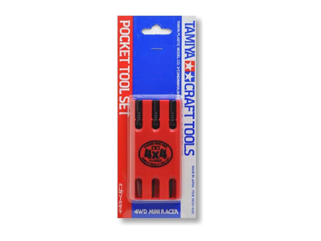 

Tamiya Craft Tools Mini 4 Pocket Tool Set 74010