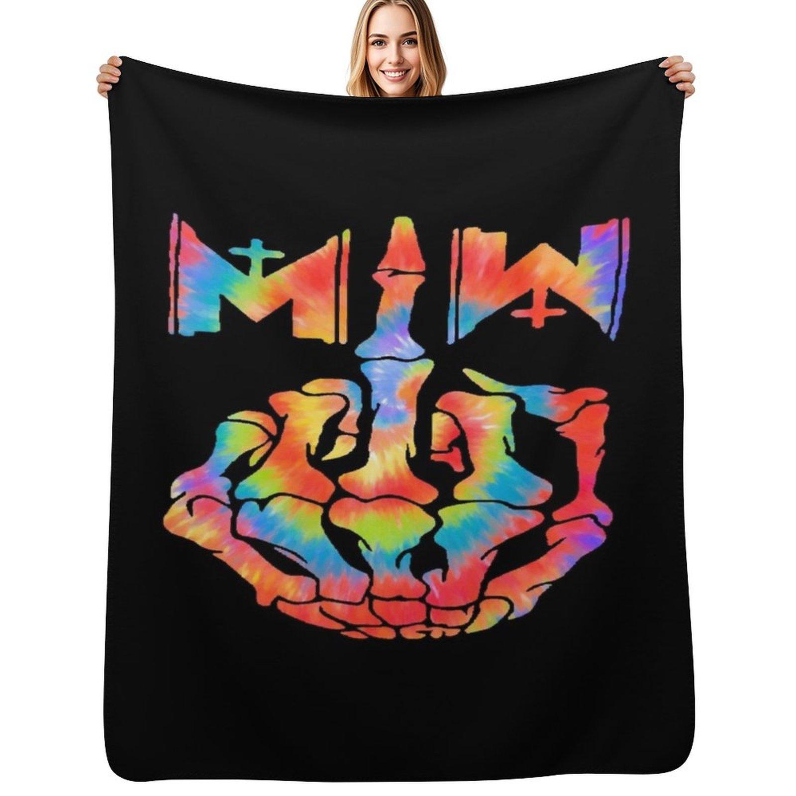 

motionless in white Throw Blanket Soft Warm Blanket Gift for Men Women Adults 75x100cm