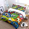 Colorful Cartoon Birds Set Decorations Multiple Sizes Kid'S And Adults' Bedroom Exquisite 3Pc Bedding Set, Gift