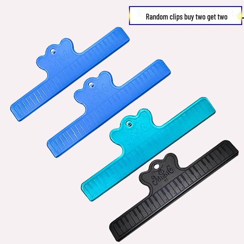 Piano & Guitar Sheet Music Holder with Clips for Songs & Sheets