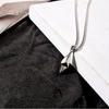 Pendant Necklace For Men Women Stainless Steel Neck Chains Geometric Rhombic Charm Hip Hop Sweater Necklace
