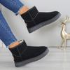 Women's Winter Warm-Lined Thickened Short Snow Boots, Fur-Lined Thick-Soled Anti-Slip Casual Footwear.