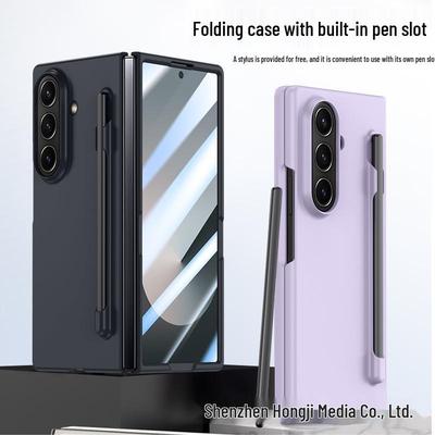 Samsung Z Fold 7 Fodral: Inbyggd pennhållare, Z Fold 6-film, Matt skal, Hårt skal