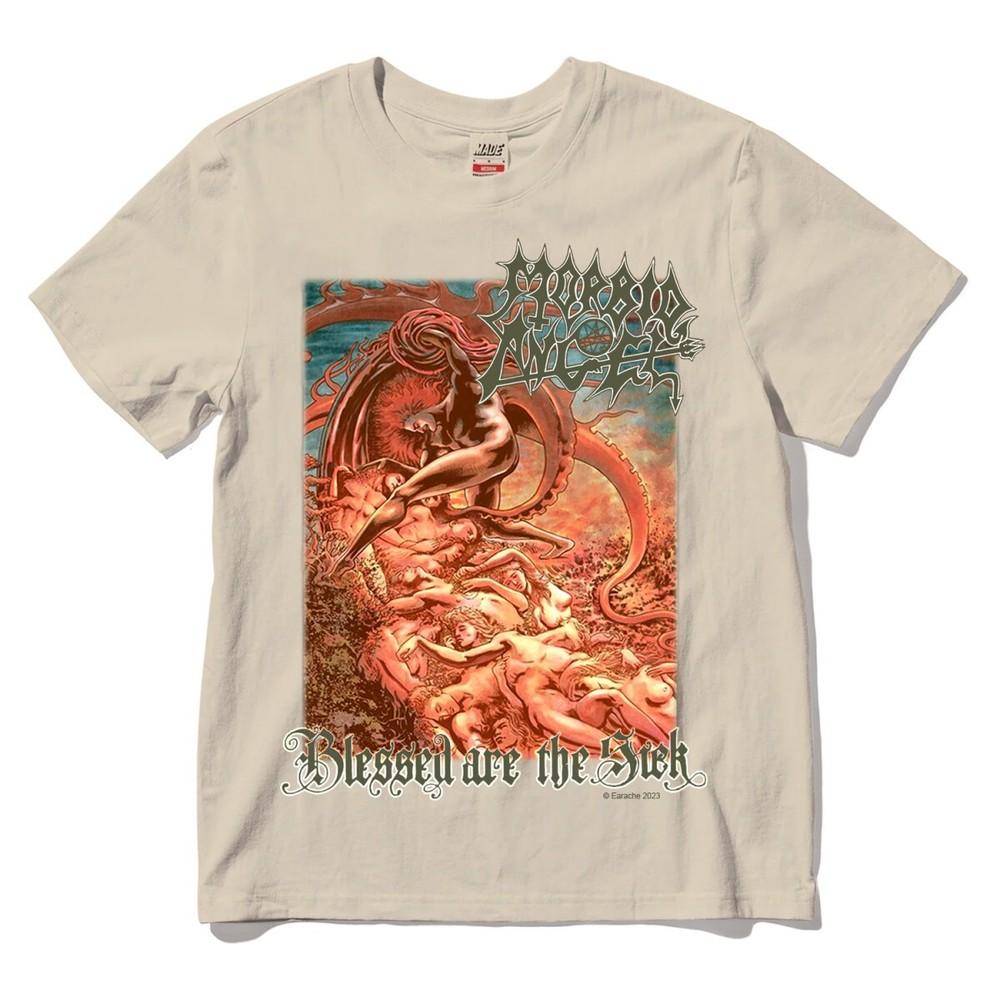 Morbid Angel  Blessed Are The Sick  Печать высокого разрешения Песочная футболка - НОВАЯ Унисекс футболка S