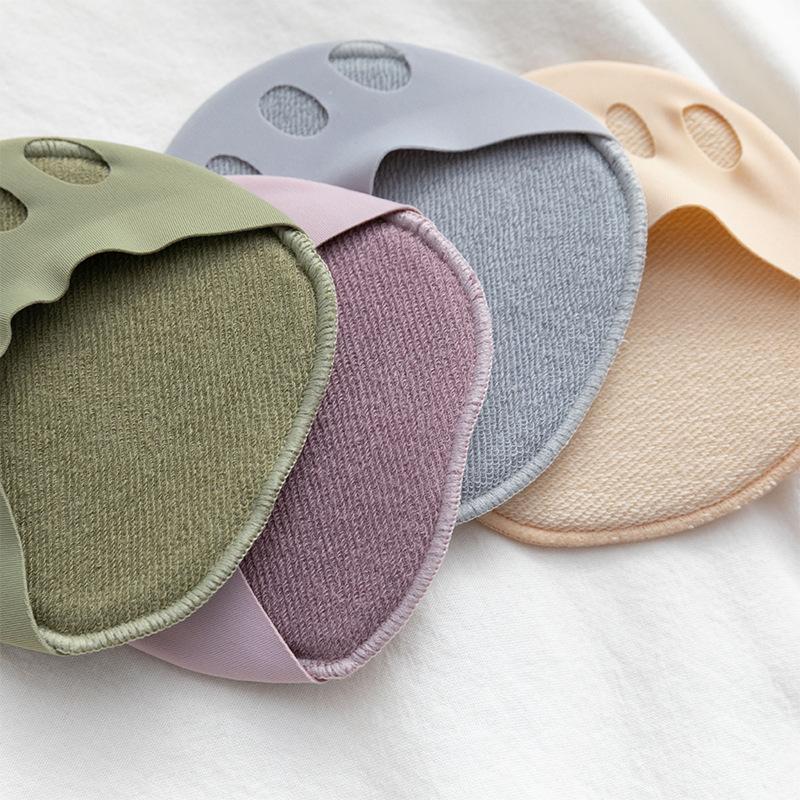 Almohadillas para el antepié de cinco dedos para mujer, calcetines invisibles de tacón alto, medias plantillas sin dedos, calcetines hasta el tobillo de corte bajo para mujer