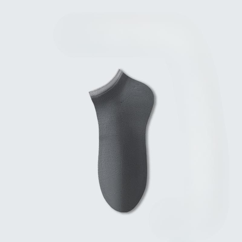 Men's Summer Thin Skin Friendly Deodorizing Sweat Absorbing Mesh Cotton Breathable Socks