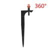 5/50 Pcs Garden Irrigation Simple Refraction Nozzle Watering Flower Mist Nozzle Threaded Connection 90/180/360 Degrees Sprayer