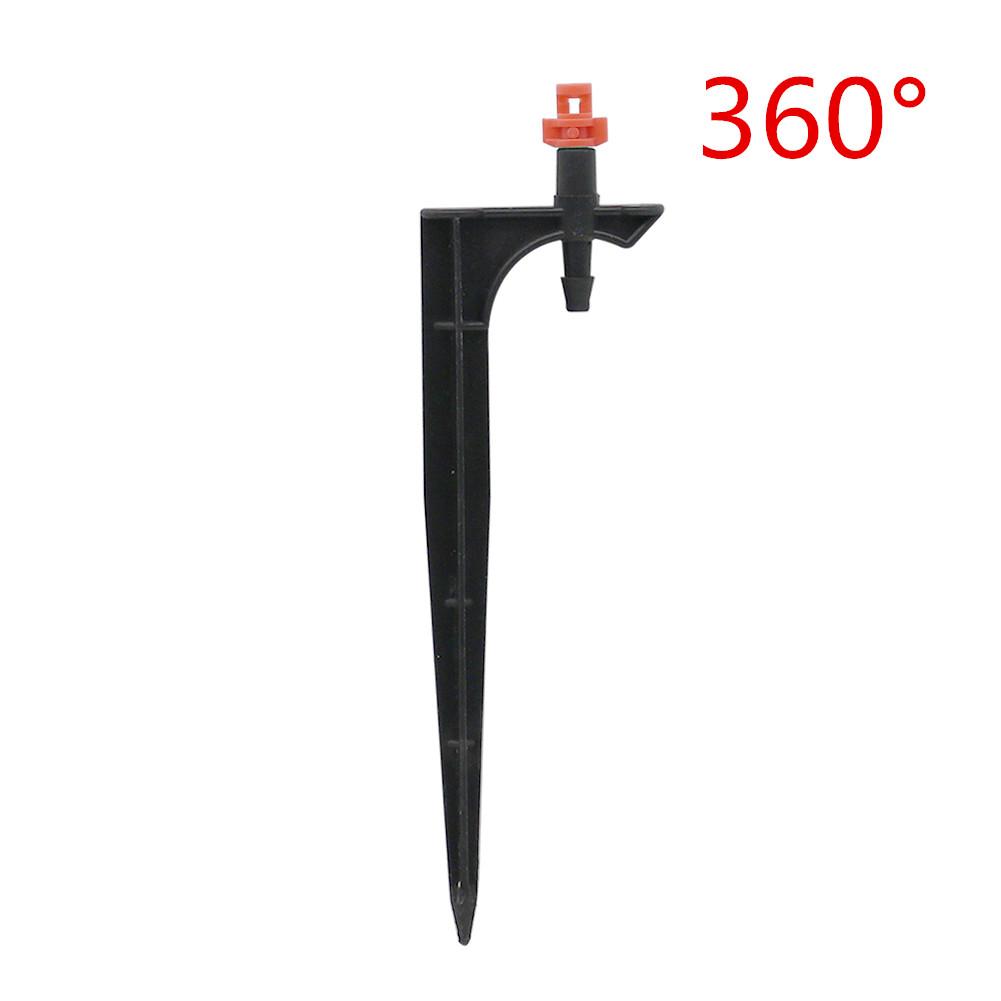 5/50 Pcs Garden Irrigation Simple Refraction Nozzle Watering Flower Mist Nozzle Threaded Connection 90/180/360 Degrees Sprayer