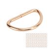 100pcs D Rings Dog Collar Metal D Rings for Dog Chest Straps Pet Suitcases Accessory