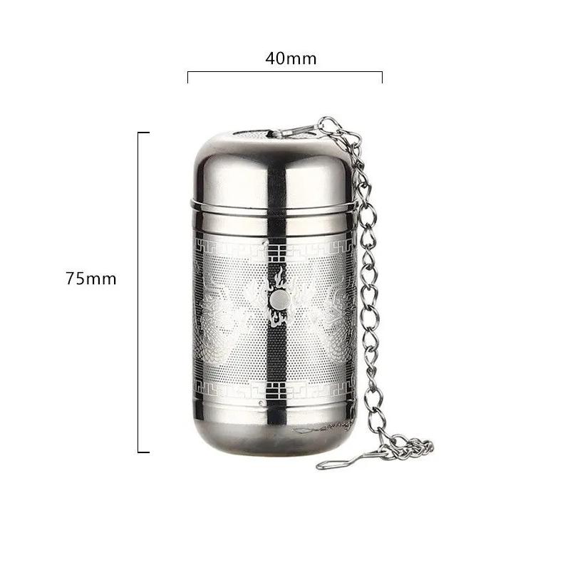 

304 Stainless Steel Tea Infuser With Brine Packet For Brewing Tea One Size