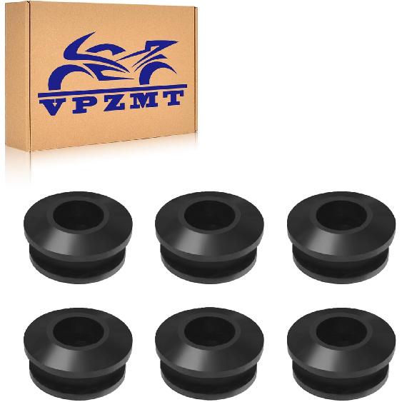 T27 Detachable Windshield Bushing Grommets Bolt Screws Kit for Harley Softail FXLRST 117 Low Rider ST EI Diablo FXRST M8 -2025, 6 PCS Black Black Windshield Grommet