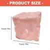 Pink Cheese Squeeze Toy Soft Plastic Texture Cheese Squeeze Block for Adults Kids Office Travel Anxiety Relaxation A2UB