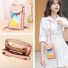 **Sonderangebot**: Damen Diebstahlsichere Touchscreen Crossbody Handytasche, Transparente Geldbörse, Multifunktionale Einzel-Schultertasche**