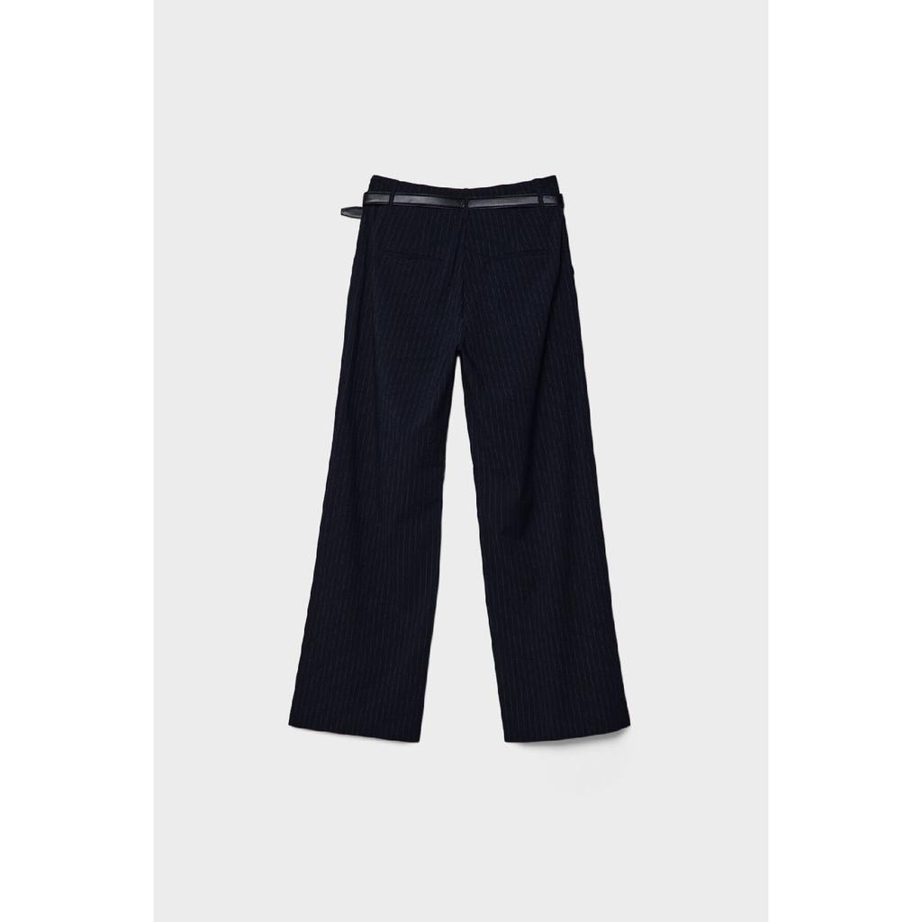 Straight Fit Fabric Pants