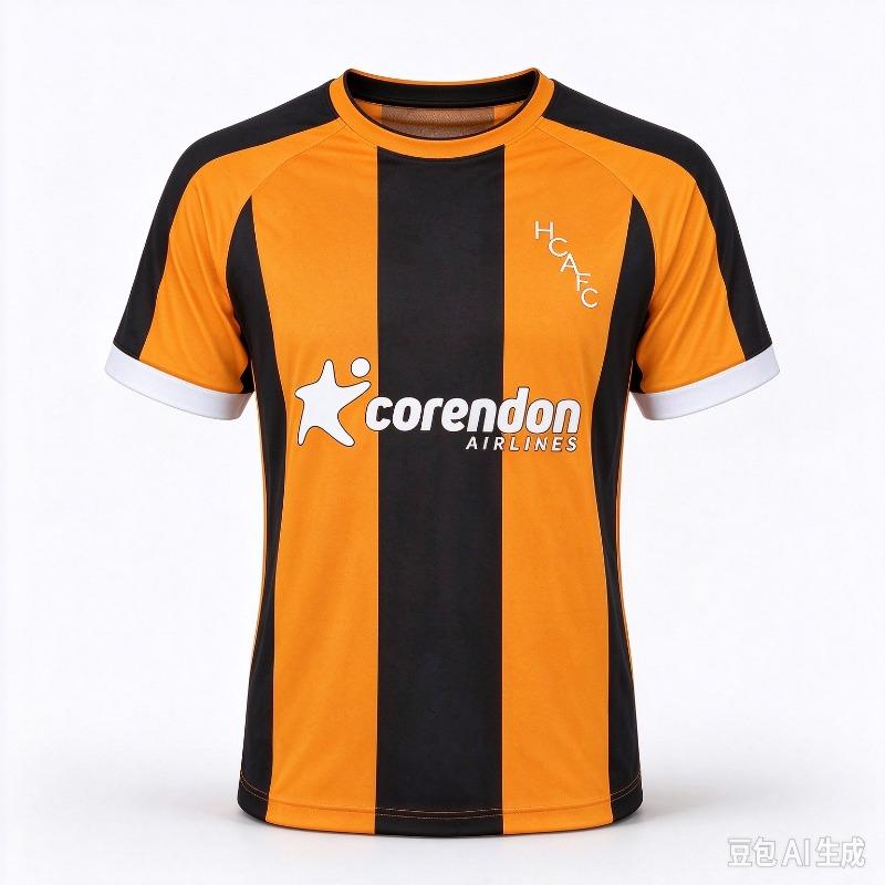 26-27 Outdoor Soccer Sports Top Adult T-shirt Hull City AFC Unisex Home Third Training Casual Dry-fit Breathable Football Jersey
