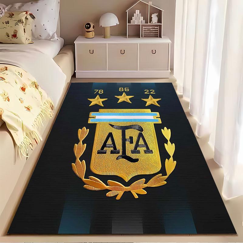 Argentina Football Emblem Carpet suitable as a non-slip mat for the living room or bedroom sofa