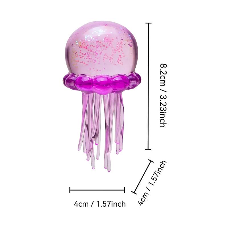 Jellyfish Squishy Fidget Set Rabbit Ice Cream Cone Stress Relief Anti-Anxiety Sensory Squeeze Toys Waterproof Water Play Gift