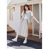 ZIHAN Women's Korean Style Layered Vest & Skirt Set