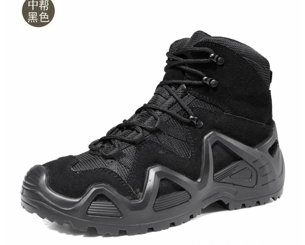 Fashion High Gang Army Fans Combat Boots Outdoor Mountaineering Shoes Military Fans Tactical Boots Men's Sports Shoes Running Shoes