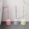 Long-Handled Soft Bristle Toilet Brush Set for Efficient Cleaning
