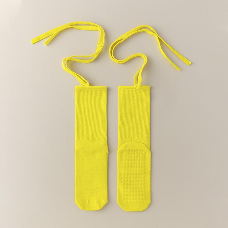 Dopamine Yoga Socks: Non-Slip, Strappy, and Colorful Mid-Calf Pilates & Dance Socks