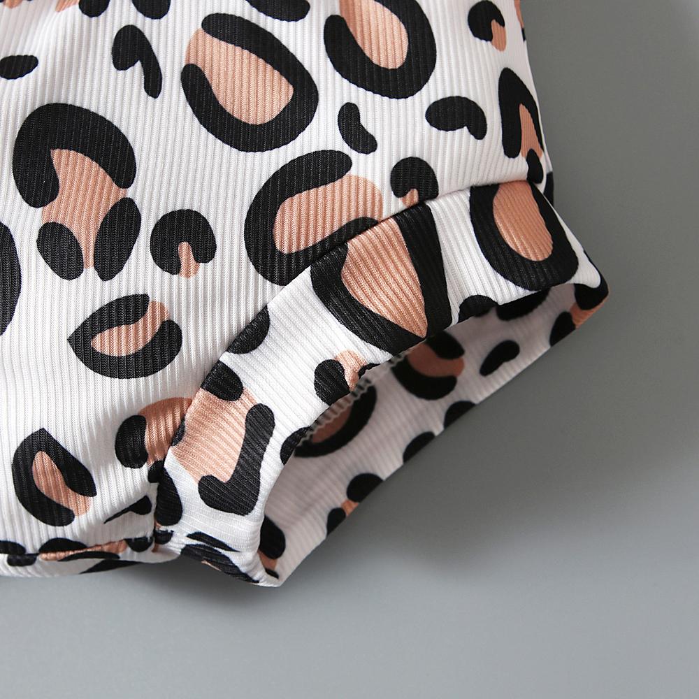 Summer Baby Animal Printed Tee Shirt + Shorts + Headband 3PCS Outfits Clothes for 0-3 Years