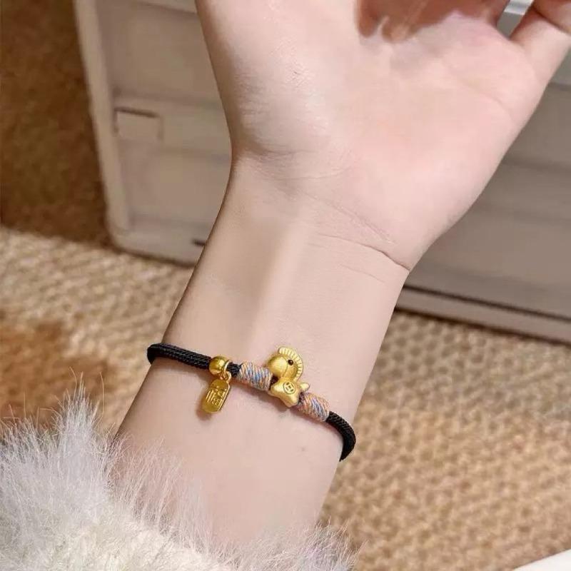 Zodiac Horse Red Cord Bracelet Couple Jewelry Gift For Men And Women