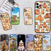CJ24 Cartoon Capybara Cute Soft Shell Phone Case for Redmi Note 8 9 Pro Max 9S 9T 9C NFC 8T 8A 10A A4